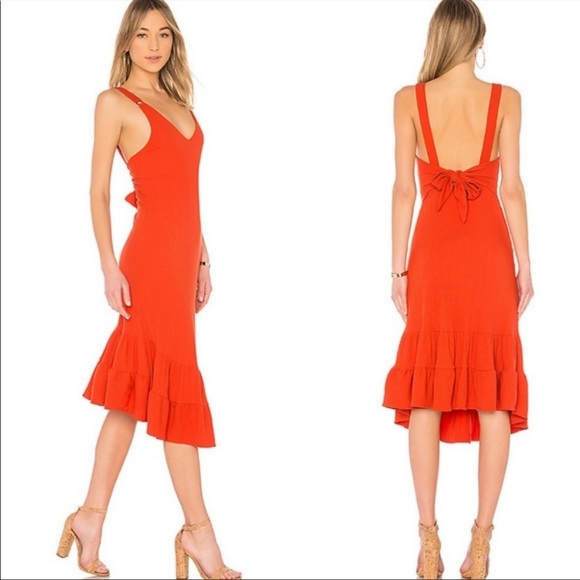 Free People Dresses & Skirts - NWT Free People low back red dress with tie, size xs